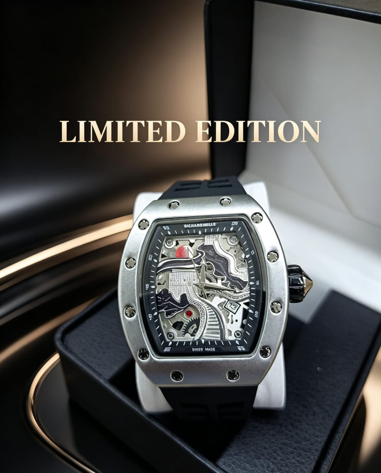 Skeleton Luxury Plateado Limited